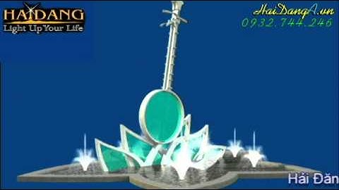 Đài phun nước tại quảng trường Hùng Vương tỉnh Bạc Liêu