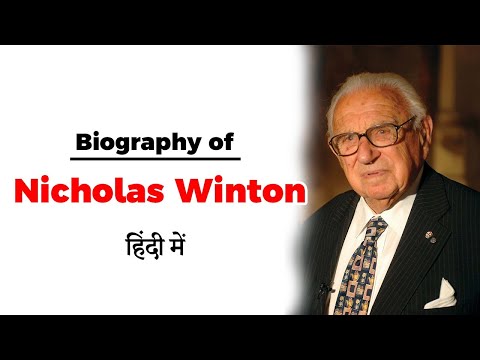 Biography of Sir Nicholas Winton, British banker who rescued 669 children from Holocaust