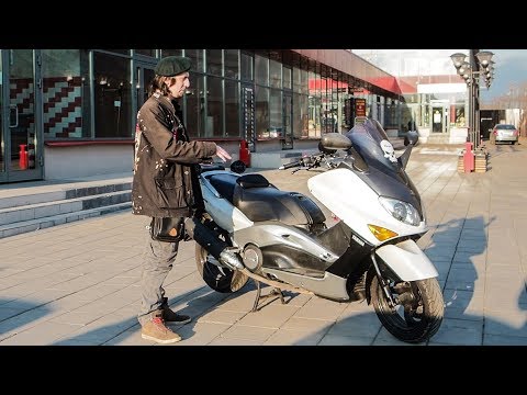 Видео: Yamaha T-Max 500. Пол-литра годного скутера.