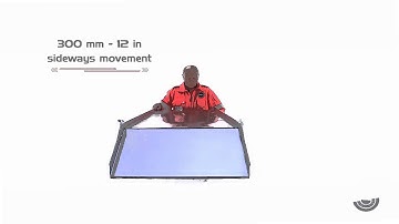 Modular stretcher supports single or double housing fixed or with sideways movement Moduline