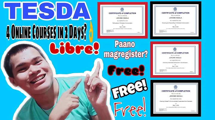 TESDA ONLINE PROGRAM | FREE TESDA Online Courses (with Certificate!) | Tutorial