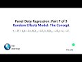 Panel data regression 7of9  random effects