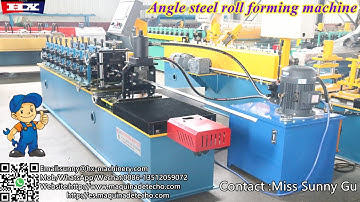 L steel angle steel roll forming machine