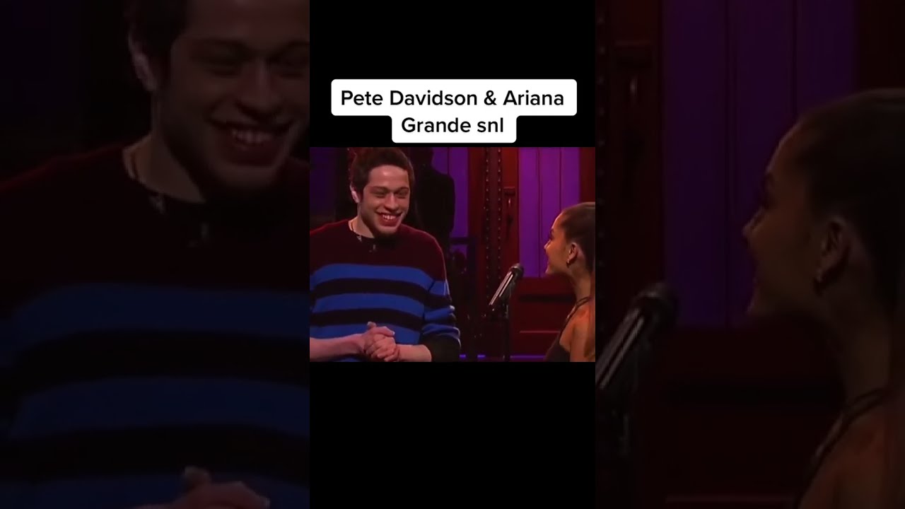Pete Davidson And Ariana Grande Meet For The First Time Tiktok Petedavidsonclipss