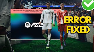 EA Sports FC 26 Error This Software Cannot Be Used At The Same Time As The Game Interception FIX✅ screenshot 1