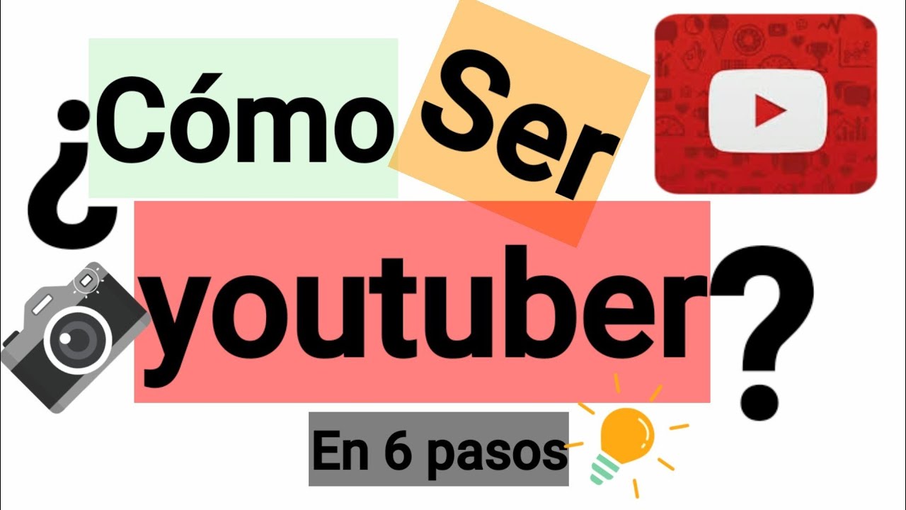 Como ser youtuber // en 6 pasos -yo soy Héctor - YouTube