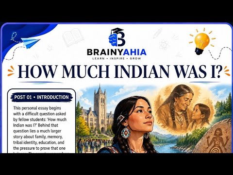 How Much Indian Was I, My Fellow Students Asked | StudySync Grade 12 | Unit 1 Summary #ELA