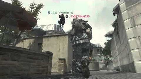 Frederico_83 - MW3 Game Clip - Throwing knife jump kill