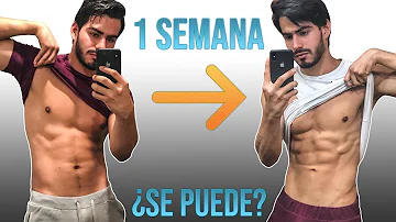 ¿Cuánta grasa abdominal puedo perder en un mes?