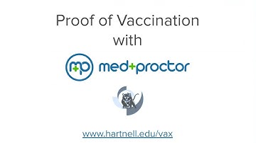 Proof of Vaccination with Med+Proctor