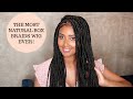 I Can&#39;t Believe How Natural This Box Braids Wig Is!?? ft NeatandSleek &amp; GIVEAWAY!!