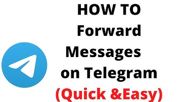 how to forward messages on telegram