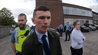 DUBLIN GARDA ASSAULT US,YOU STINK OF DRINK,ILL ARREST YOU. #photography #police #law #audit #garda