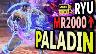 SF6: Paladin  Ryu MR2000 over  VS JP | sf6 4K Street Fighter 6