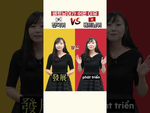한국어 vs 베트남어ㅣ베트남어가 쉬운 이유 #<strong>홍빛나</strong> #shorts
