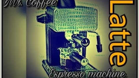 How to use your Mr. Coffee espresso machine to make a latte