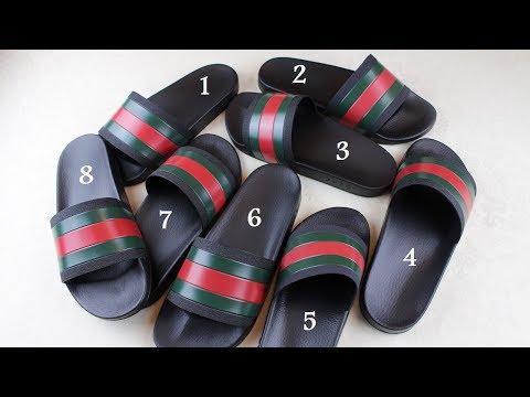 gucci flip flops size 5