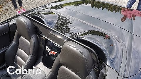 Chevrolet Corvette C6 winddeflector installation video