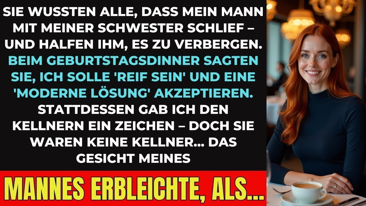 👉 Er schlief mit meiner Schwester – beim Geburtstagsessen schlug ich zurück