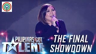 Pilipinas Got Talent Season 5 Live Finale - Bituin Walang Ningning - Sharon Cuneta