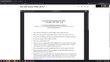 Parallel Computing Practice Exam 1
