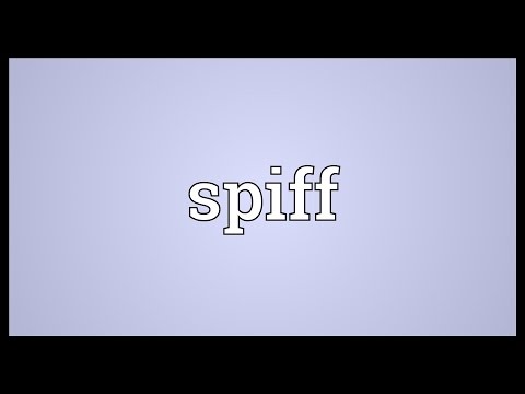 Video: Was ist die Definition von Spiff?