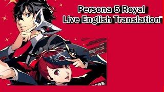 Persona 5 The Royal Day 1 English Translation stream
