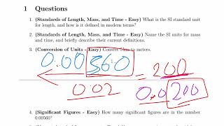 PHY 101 Tutorial sheet one(2025)