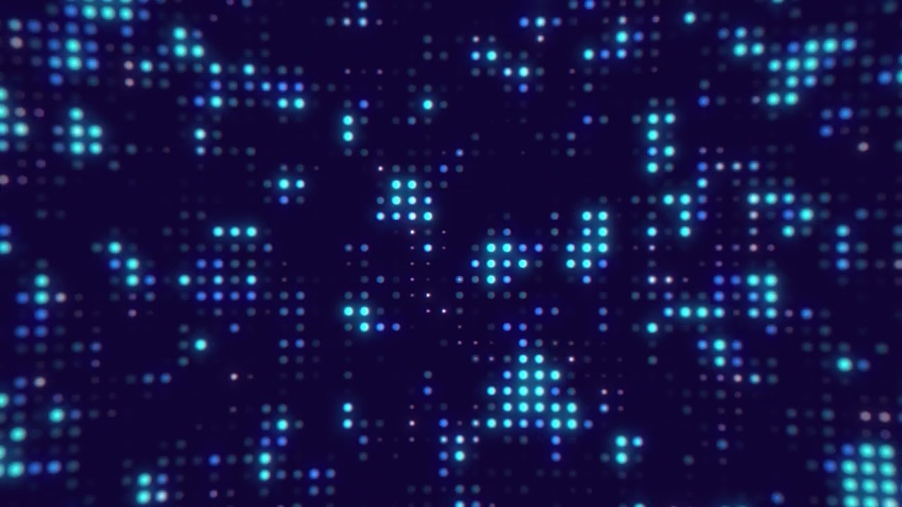 Futuristic Blue Glow | Minimalist Background Video