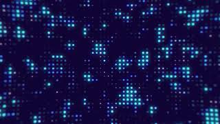 Blue Glowing Spheres | Futuristic Motion Background