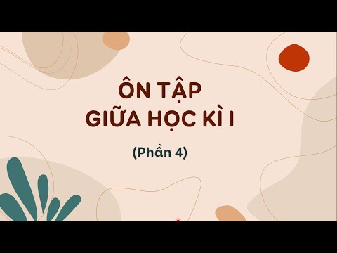 Video Ôn tập giữa học kì I - Phần 4 - Tiếng Việt lớp 2... - YouTube