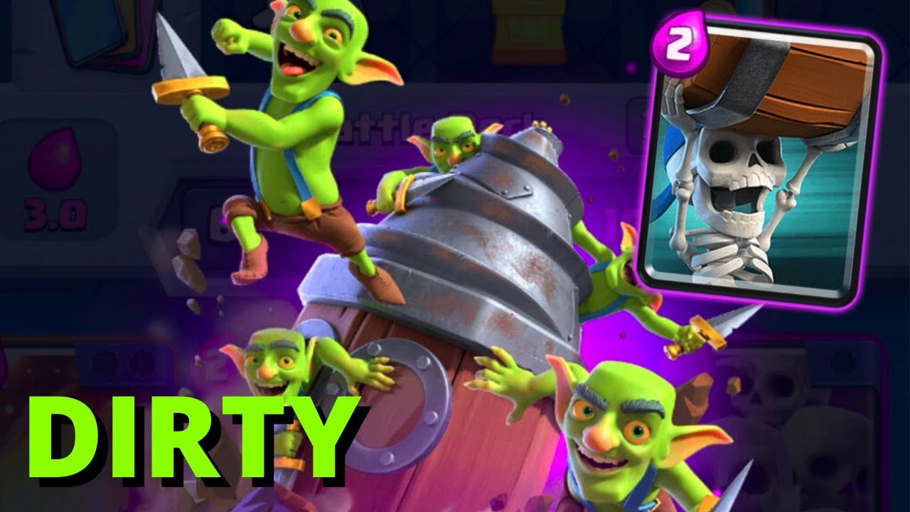 This Deck is DIRTY 3.0 Goblin Drill Wall Breakers Deck CLASH ROYALE YouTube