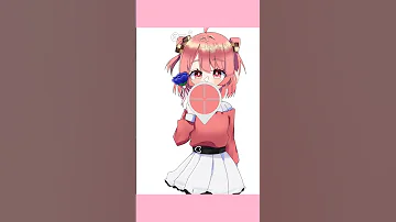 お菓子が似合う桃色女子 カラフルピーチ からぴちイラスト からぴち 銃で撃つイラスト Shorts イラスト からぴちのあ 