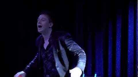 Contact Juggling Show in Theater; Juggler Niels Duinker