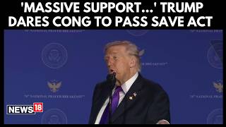 Trump Pushes SAVE Act, Slams Voter ID Critics | U.S News | Trump At National Prayer Breakfast | 4K