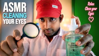ASMR  | Cleaning your Eyes