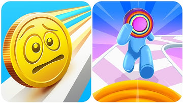 coin Rush 3D Vs Layer Man 3D Who Will Reach Level 100 First?  Levels Big New Update Max Walkthrough