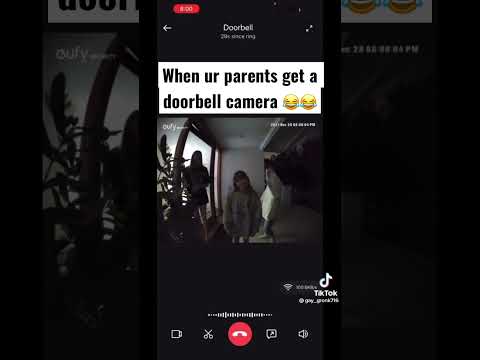 When your parents,   Get a doorbell camera #doorbell #funnyvideo #tiktok #shorts