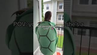 She loves her gift…🥹 #giftforher #turtle #shorts