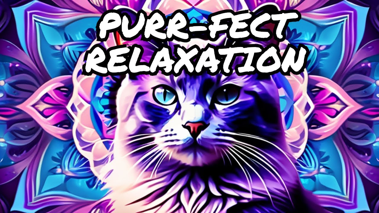 432 Гц и кошачье мурлыканье: калейдоскоп Мандала: снятие стресса для кошек и людей