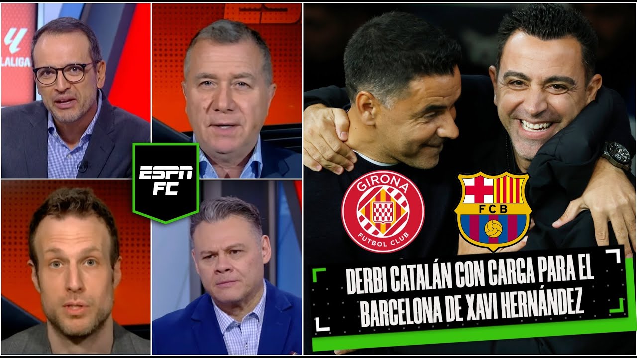 BARCELONA vs GIRONA, en la lucha por el segundo lugar de LA LIGA. XAVI ...