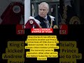 PRINCE ANDREW STRIPPED OF TITLES!