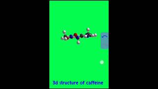 3d structure of caffeine // 3d structure of C8H10N4O4