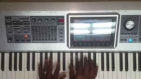 Chord progression with passing chords in D major tutorial