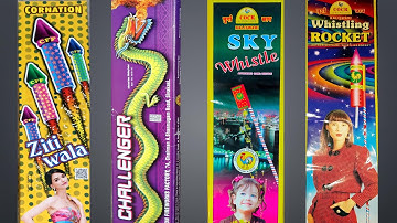 DIFFERENT TYPES OF WHISTLING ROCKETS Testing - Diwali