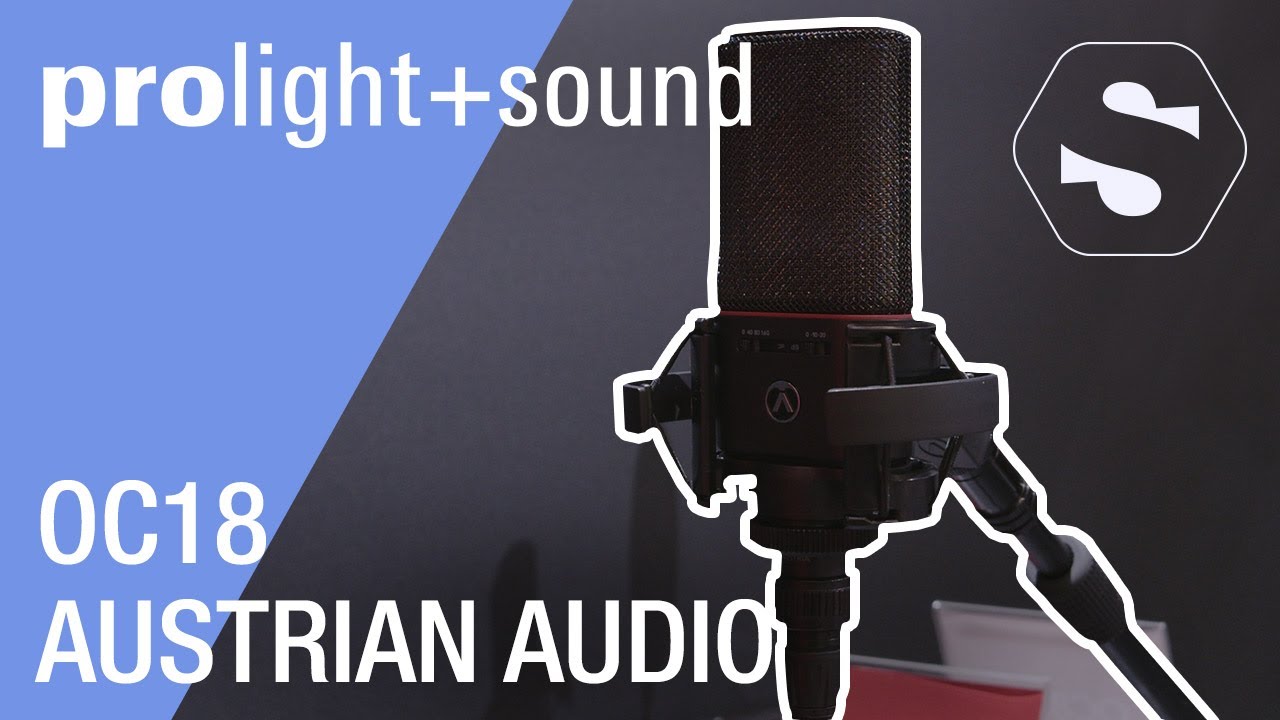 Austrian Audio oc18 - SonoVente.com - YouTube