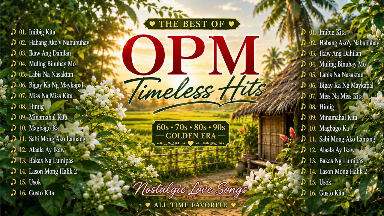 ❤️ Best Tagalog Love Songs 70s 80s 90s | Timeless OPM Classics That Never Get Old