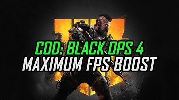 Call of Duty: Black Ops 4 | How to Get Maximum FPS Boost and Fix Lag