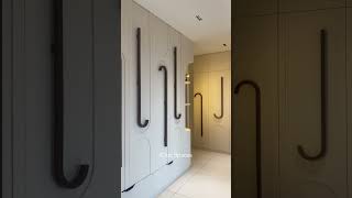 Luxury Master Bedroom Design | Rajapushpa Provincia 3BHK | Custom Mural Wall & Wardrobe Handles