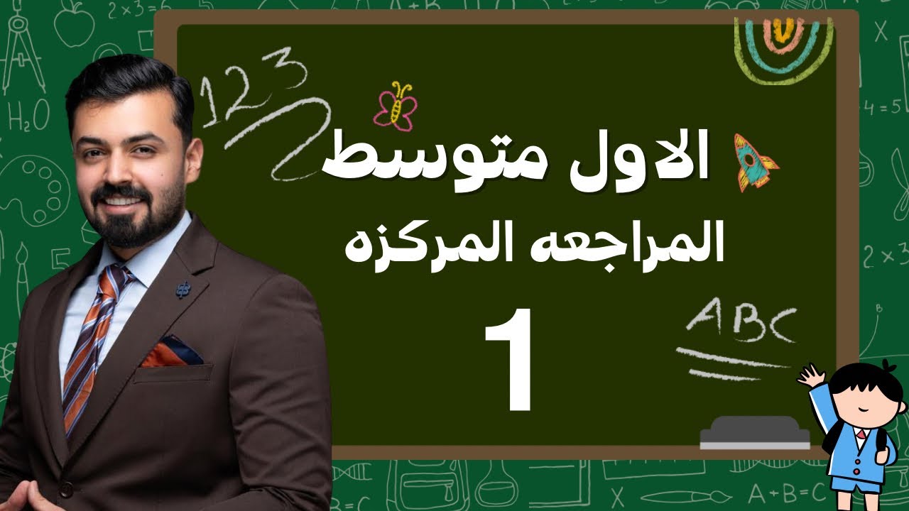 الاول متوسط : مراجعة مركزه ، الوحده الاولى ,جميع قواعد الوحده الاولى ،  unit one